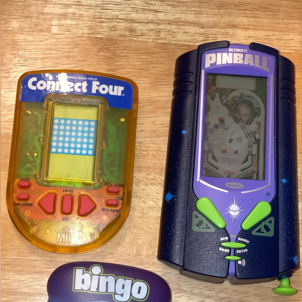 Vintage electronic handheld games